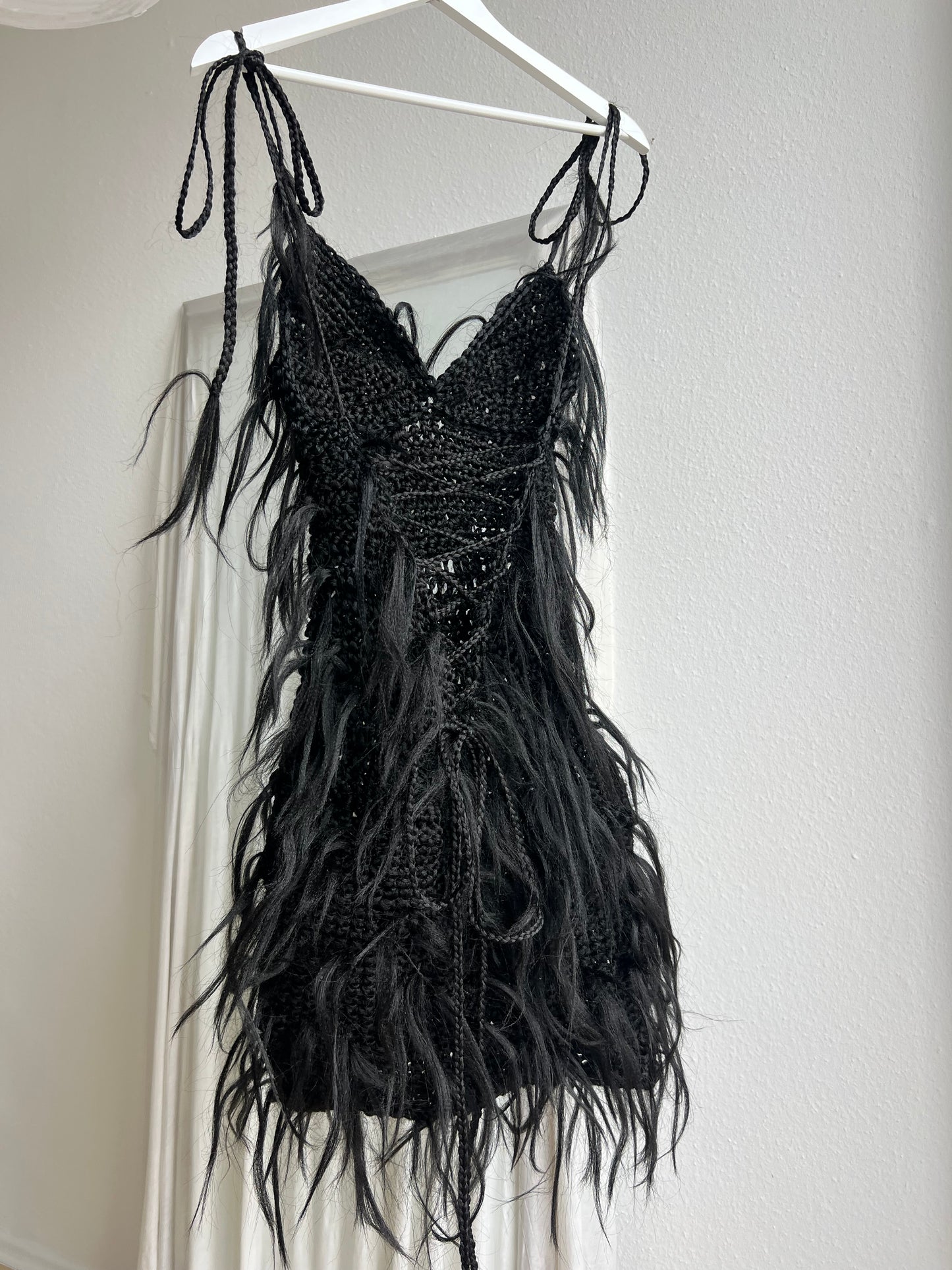 Black hair dress