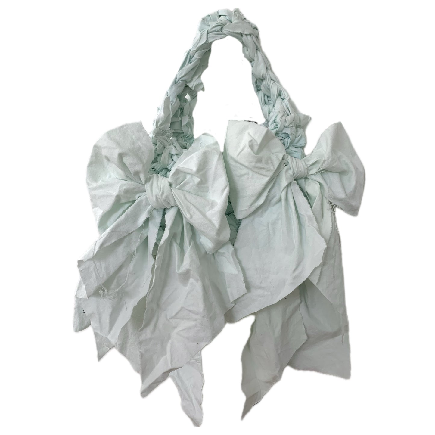 Mint green bow bag