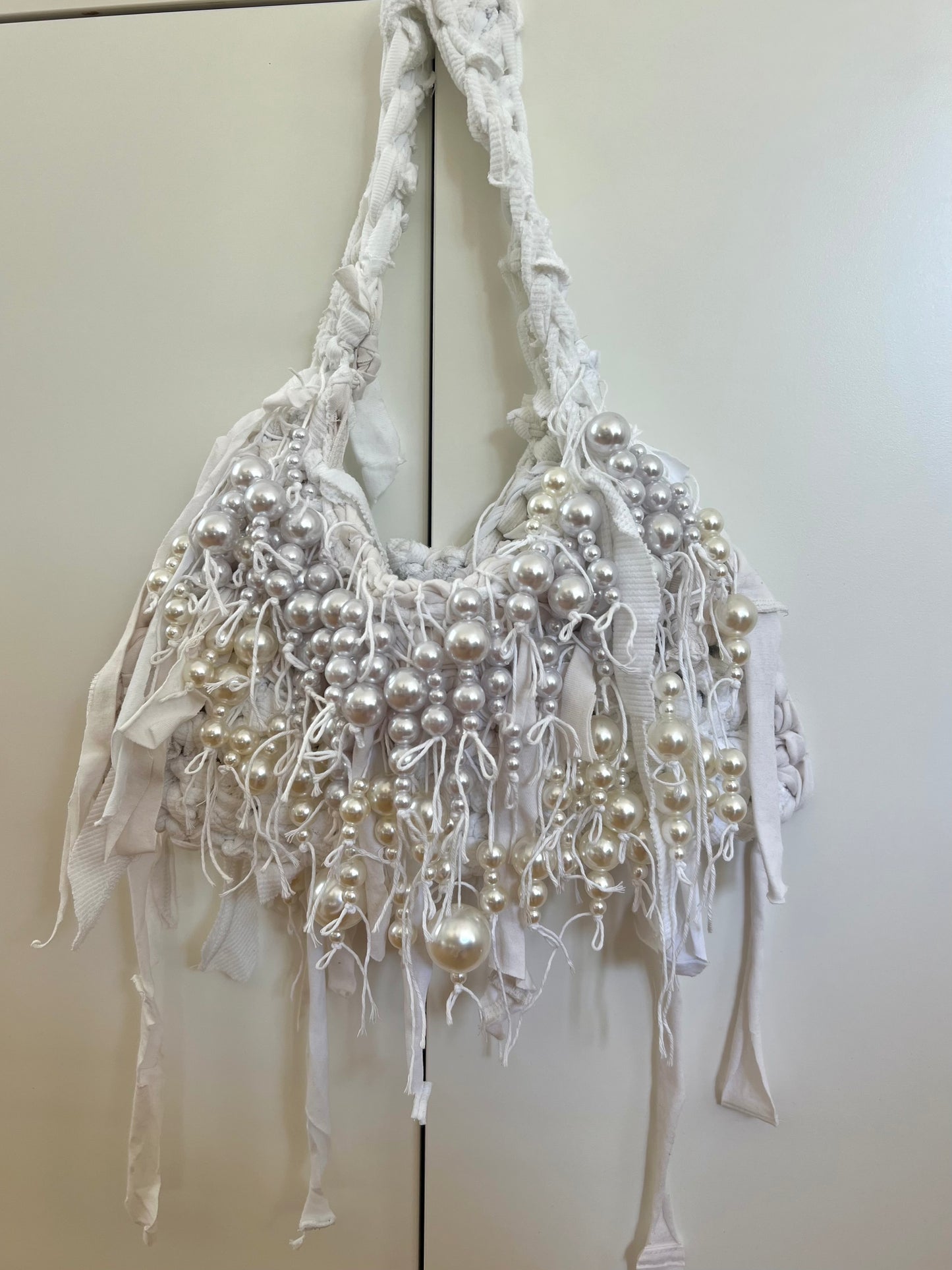 White goddess bag