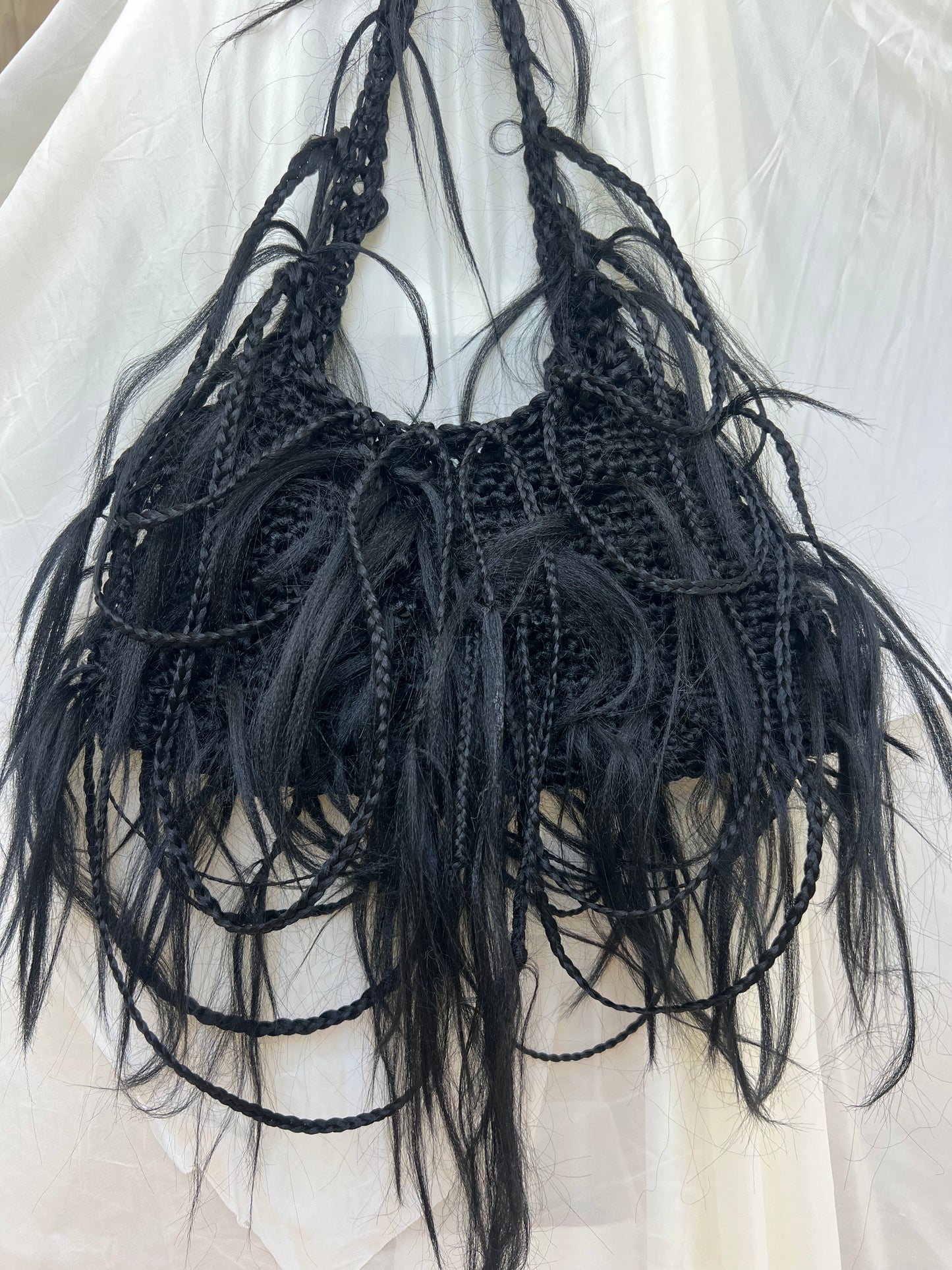 Monochrome Black hair bag