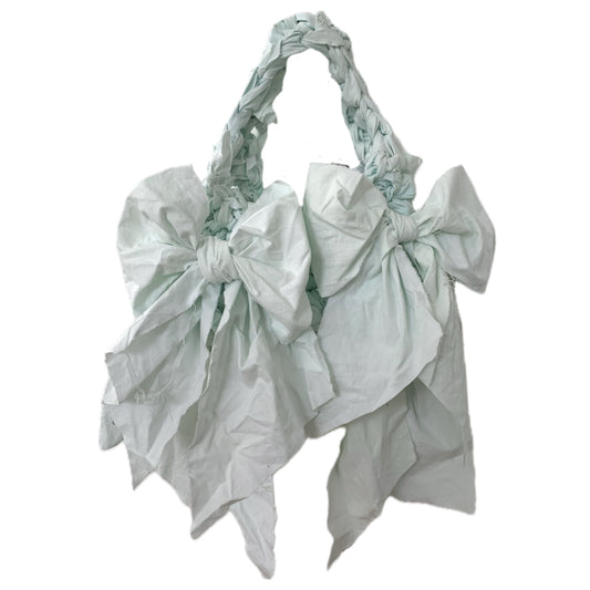 Mint green bow bag