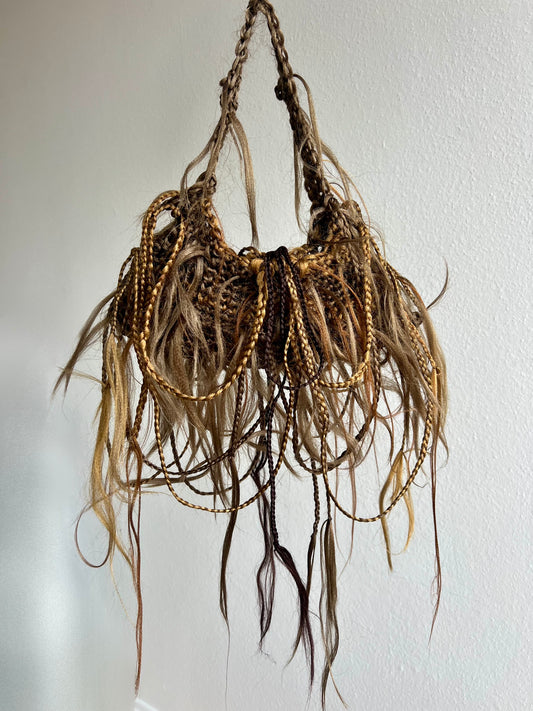 Caramel hair minibag