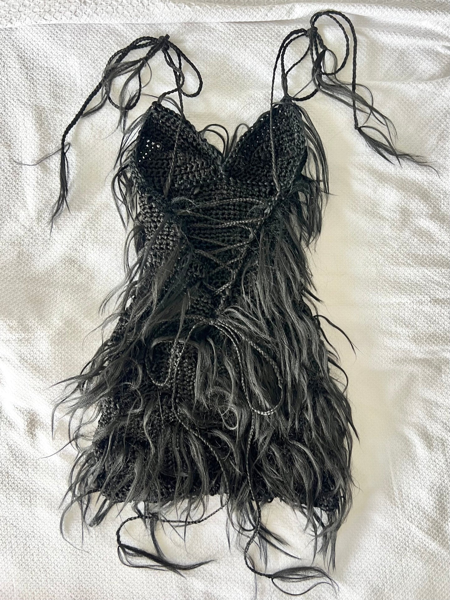 Black hair dress