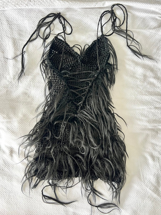 Black hair dress