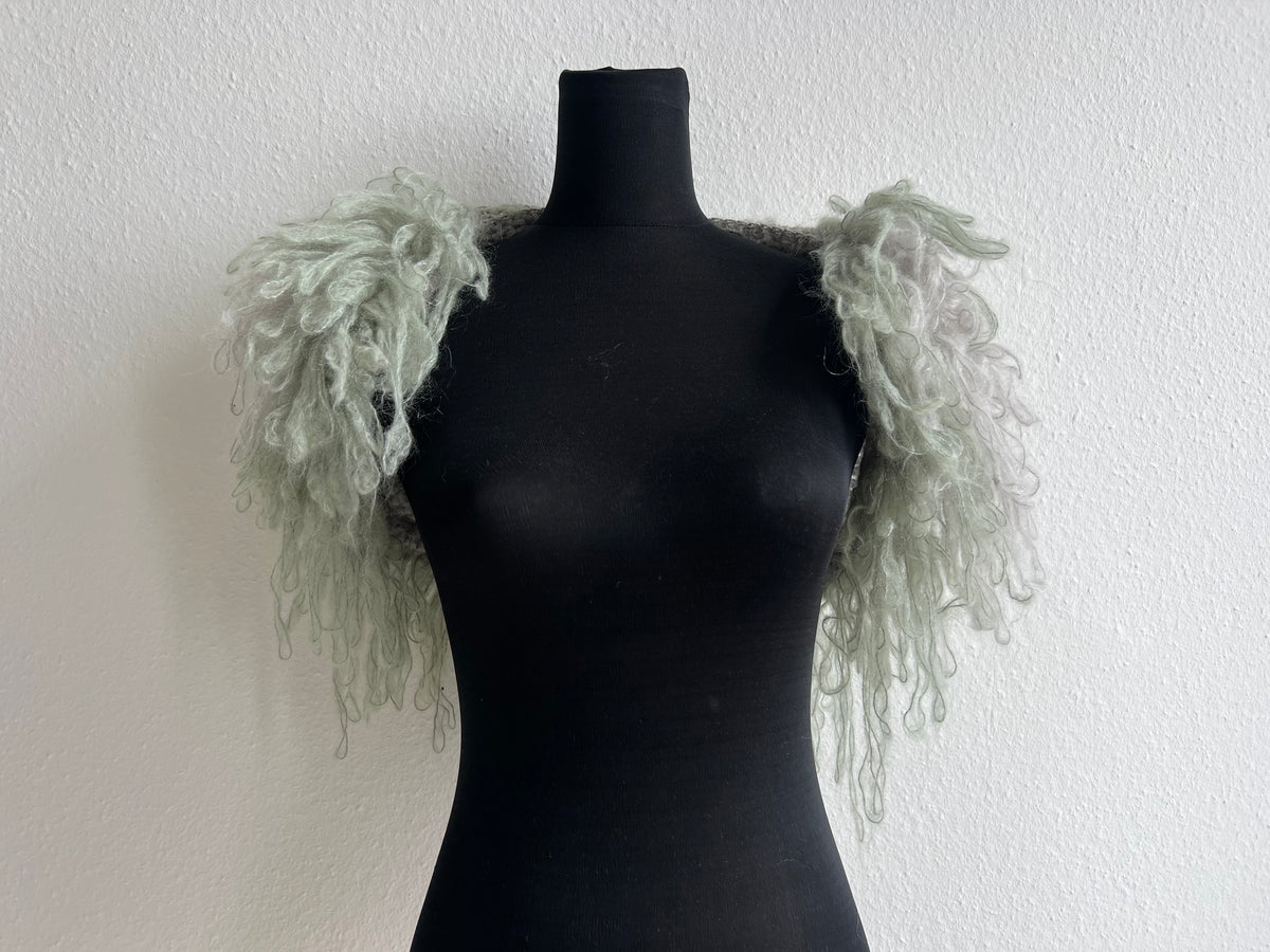 014 Sage Hooded Bolero