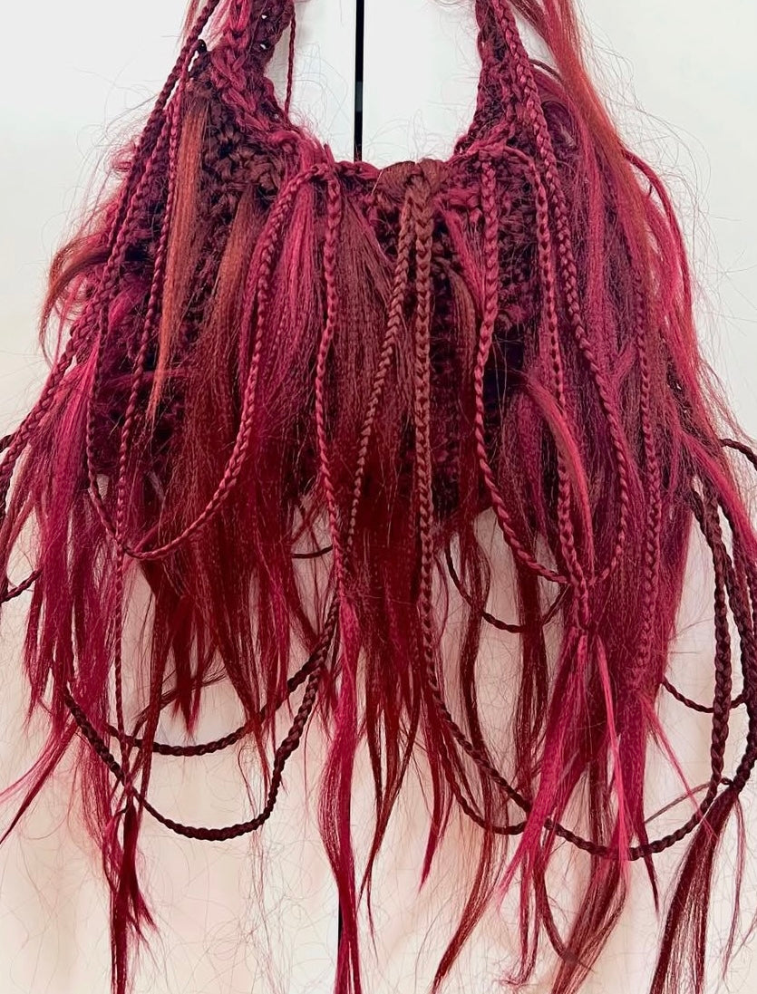 Red hair bag