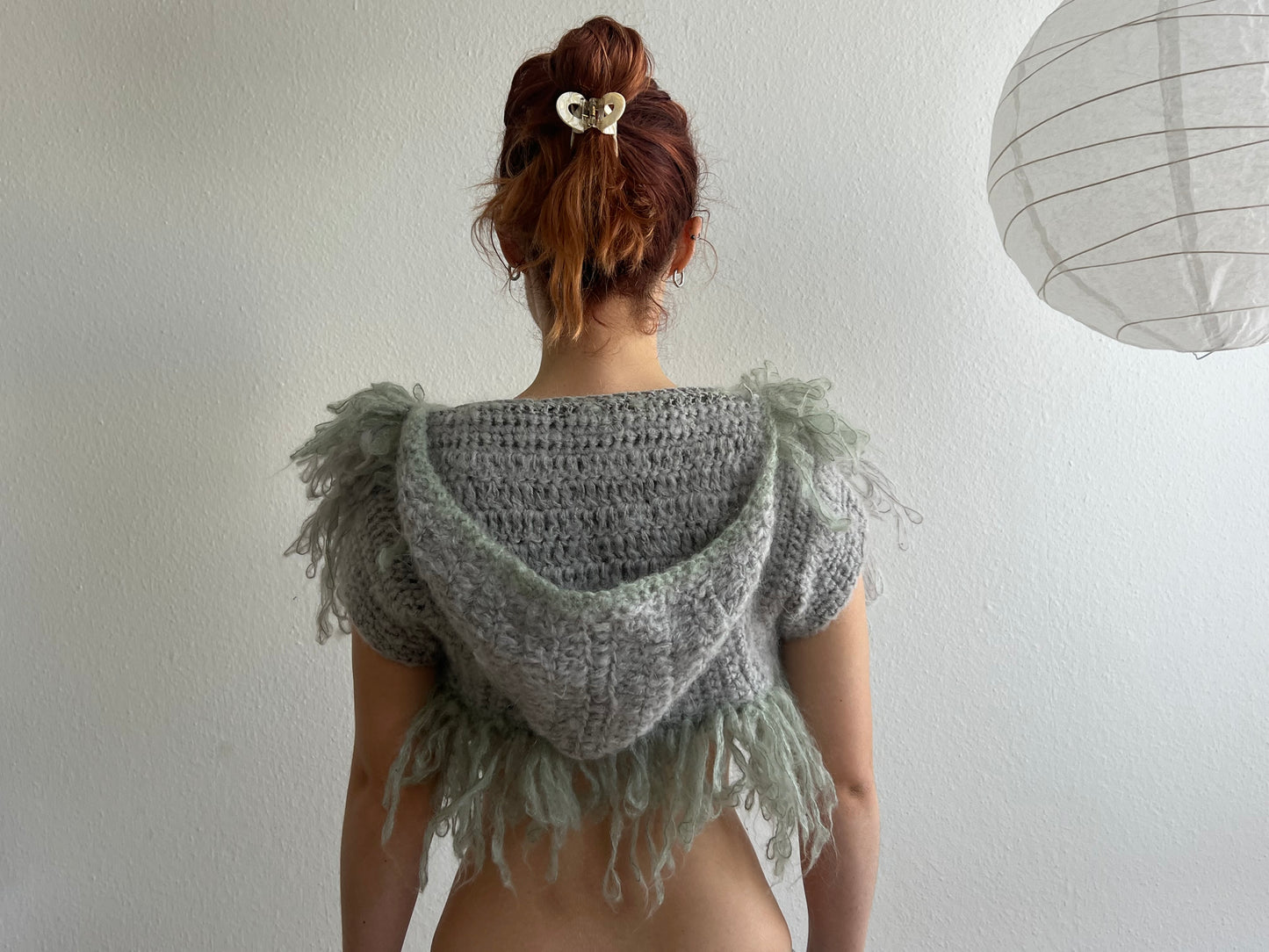 014 Sage Hooded Bolero