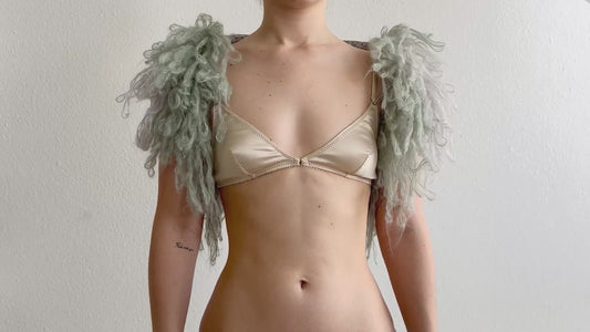 014 Sage Hooded Bolero