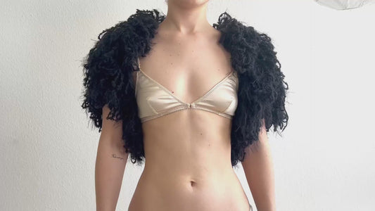 015 Noir Fluff Bolero